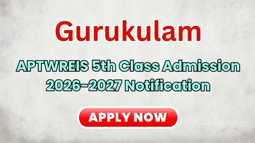 aptwreis-5th-class-admission-2026-2027-notification