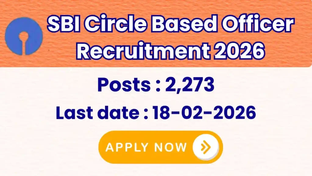 SBI Circle Based Officer Recruitment